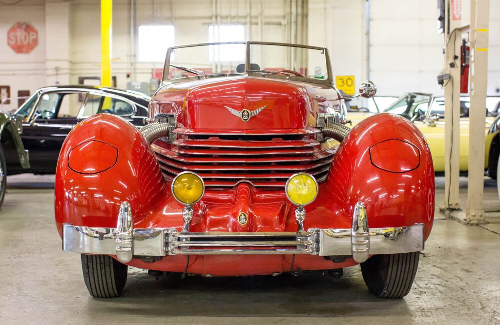 1936 Supercharged Cord on display